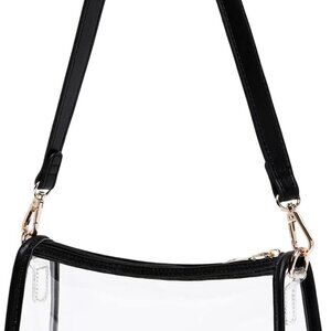 Clear Tote Bag PVC Stadium Approved Handbag Small Purse for Concert Work
